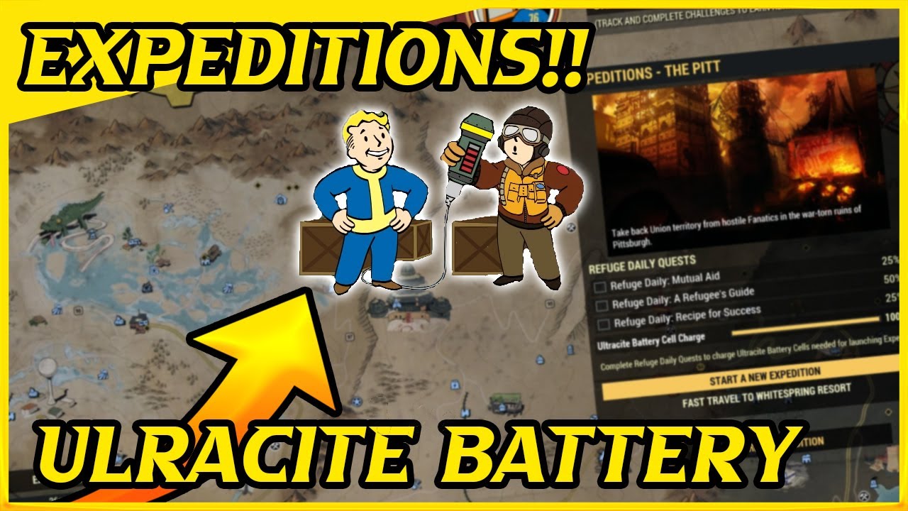 [Fallout 76] - Expeditions: Ultracite Battery! (PTS Footage)