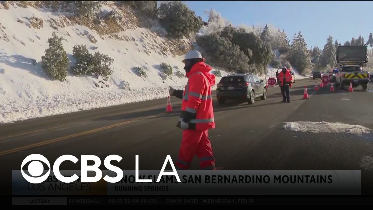 A look at snow conditions in Running Springs