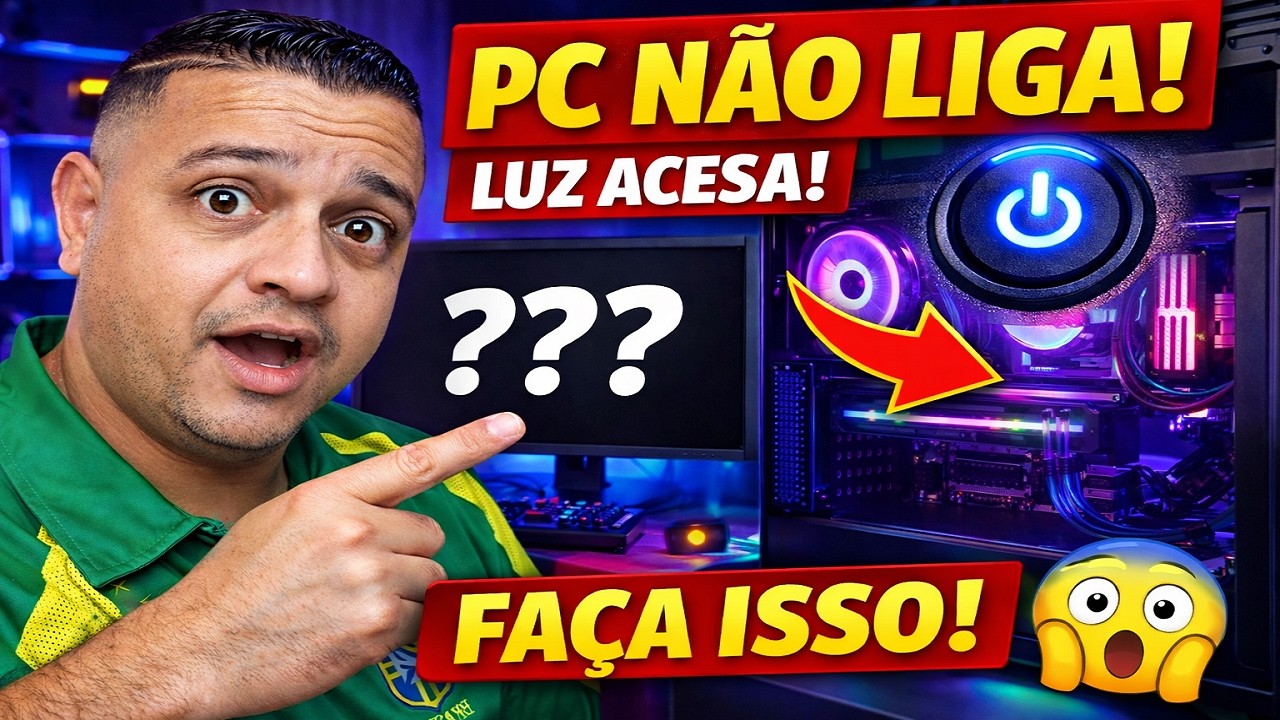 Seu PC Não Liga? Resolva a Tela Preta Sem Assistência