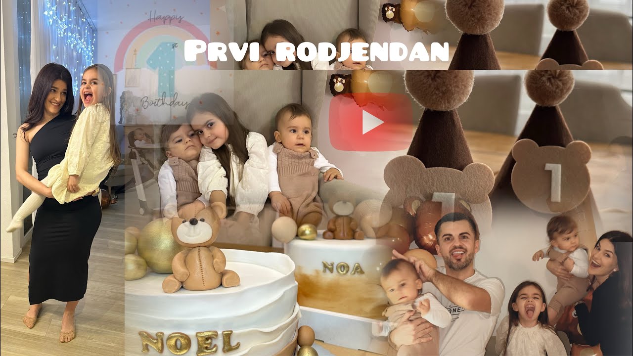 Proslavili smo PRVI RODJENDAN BLIZANACA🤎🤎🤎
