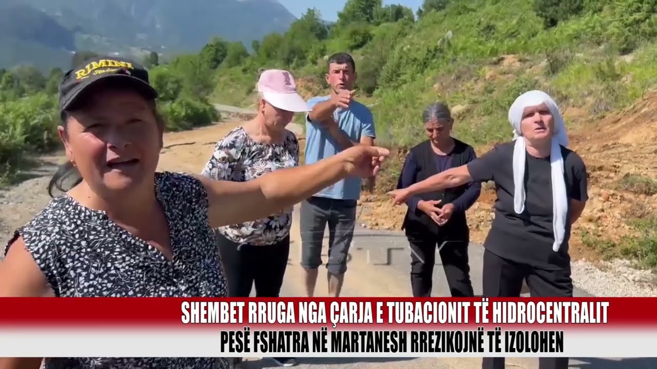 Pesë fshatra në Martanesh rrezikojnë të izolohen dhe te mbesin pa vaditje        - Bulqiza Tv