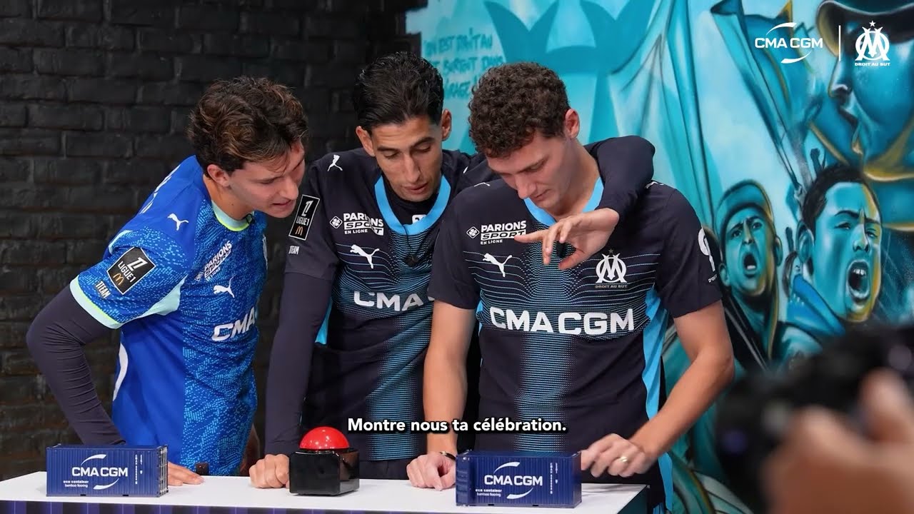 CMA CGM Quiz Challenge avec les joueurs de l’OM 🔵⚪ | Weah, Gomes, Pavard, Aguerd et Balerdi