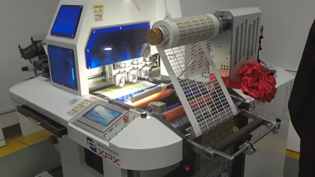 7 sets of POE digital label die cutting machines 24 hrs running nonstop on customer side‼️  #label 