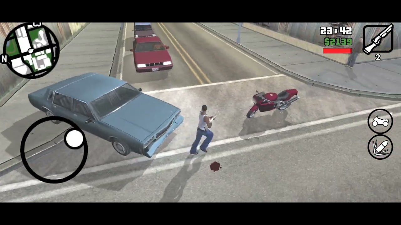 GTA San Andreas/gangster ke sat fight hoo Gaya 