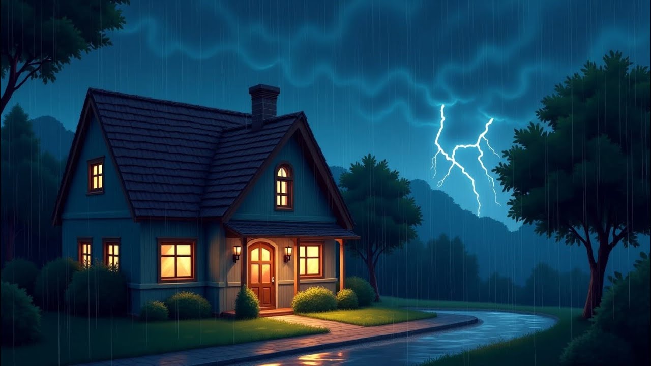 Serenade of the Storm | Calm Night Nature Sounds