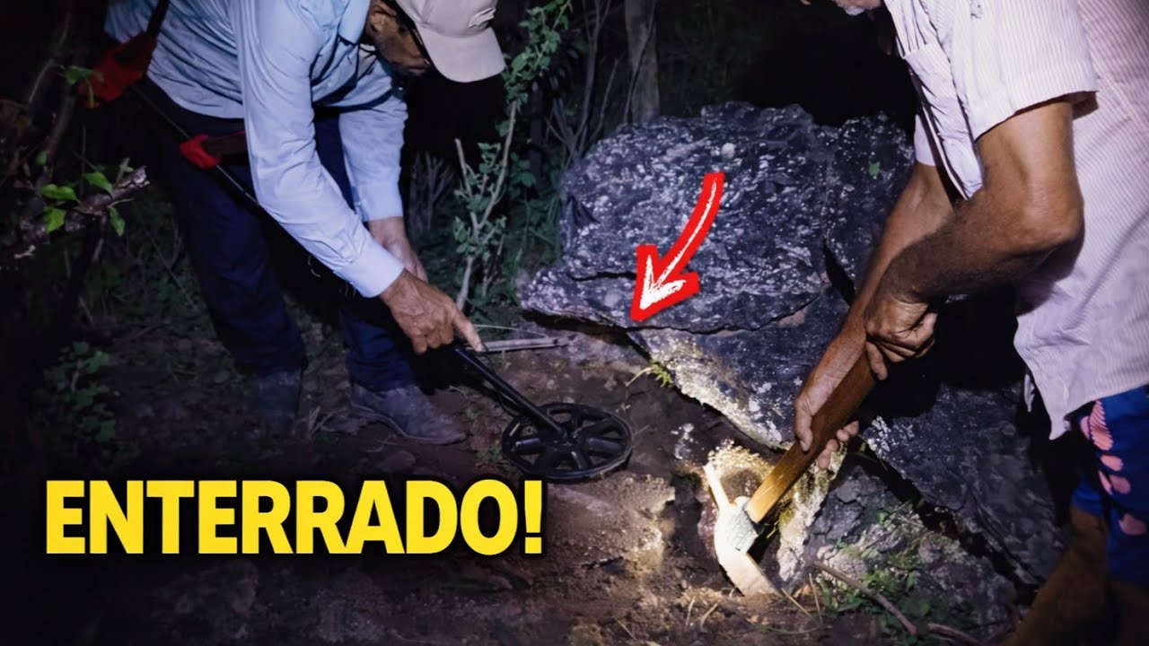 ENCONTRAMOS ALGO ESCONDIDO EMBAIXO DA PEDRA NO SERTÃO...