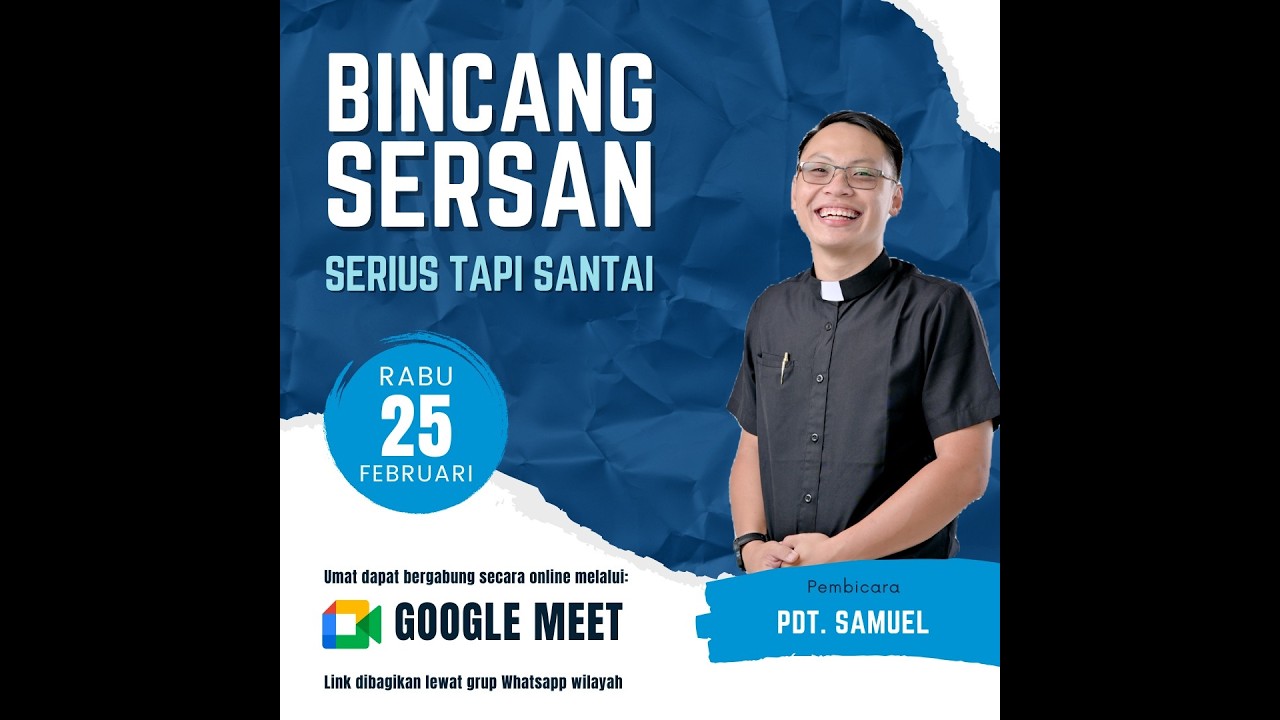 Bincang Ser-San (Serius tapi Santai) GKI Cicurug - 25 Februari 2026 (Recorded)