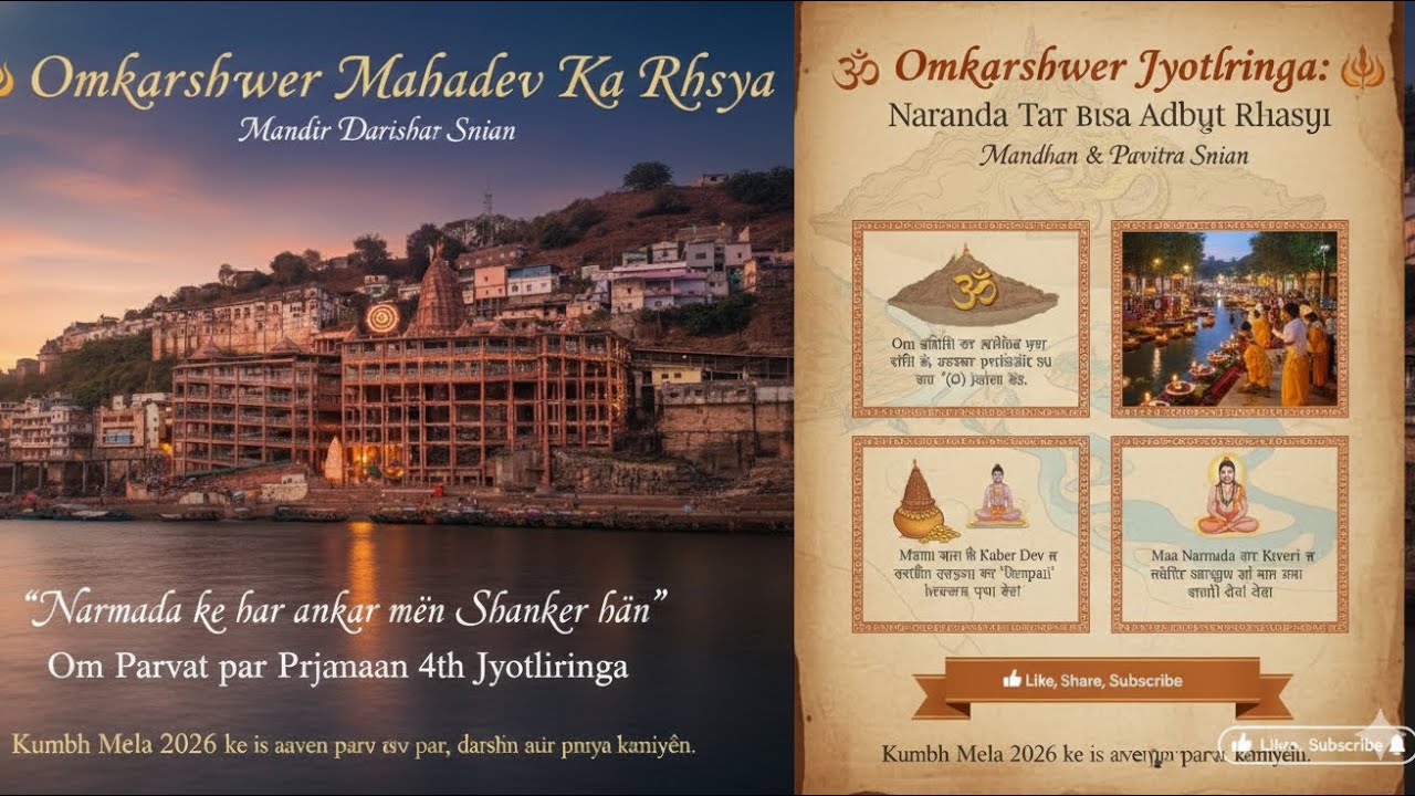 #OmkareshwarRahasya #Kumbh2026 #ShivChamatkar#newvlog #  #JyotirlingaSecrets#NarmadaGhat #ViralShort