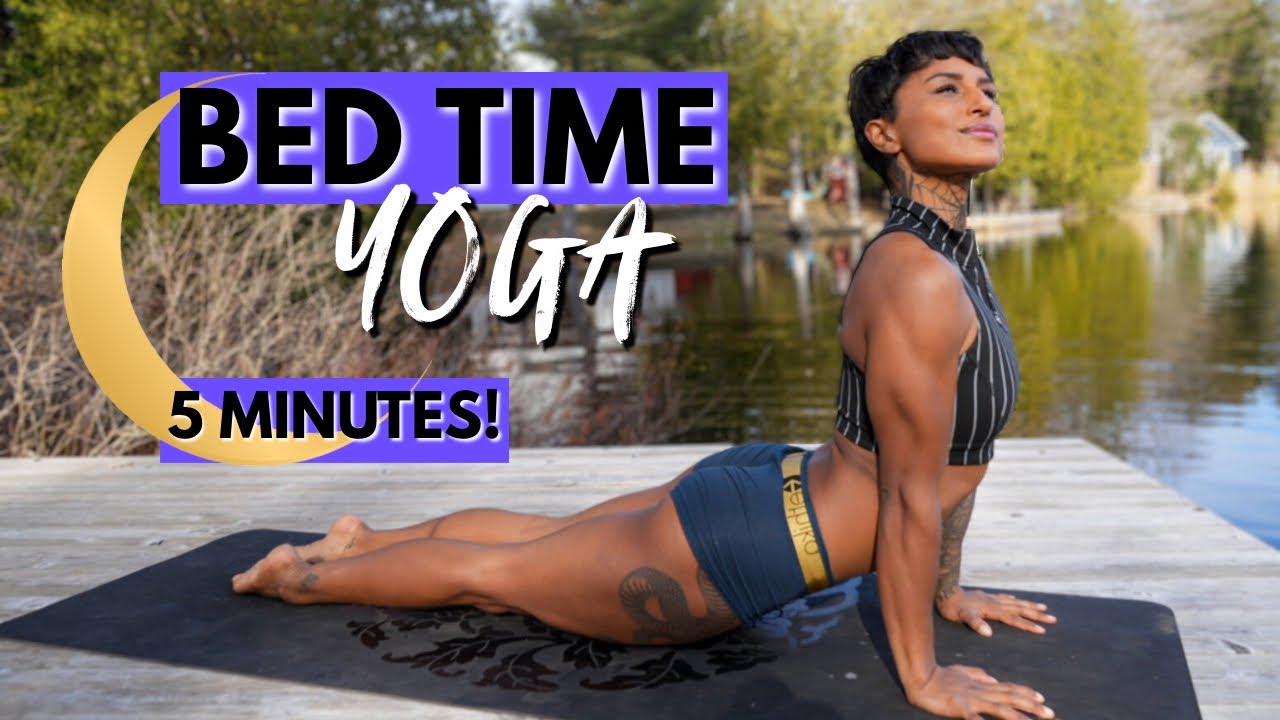 5-Minute Bedtime Yoga to Wind Down and Sleep Better!
