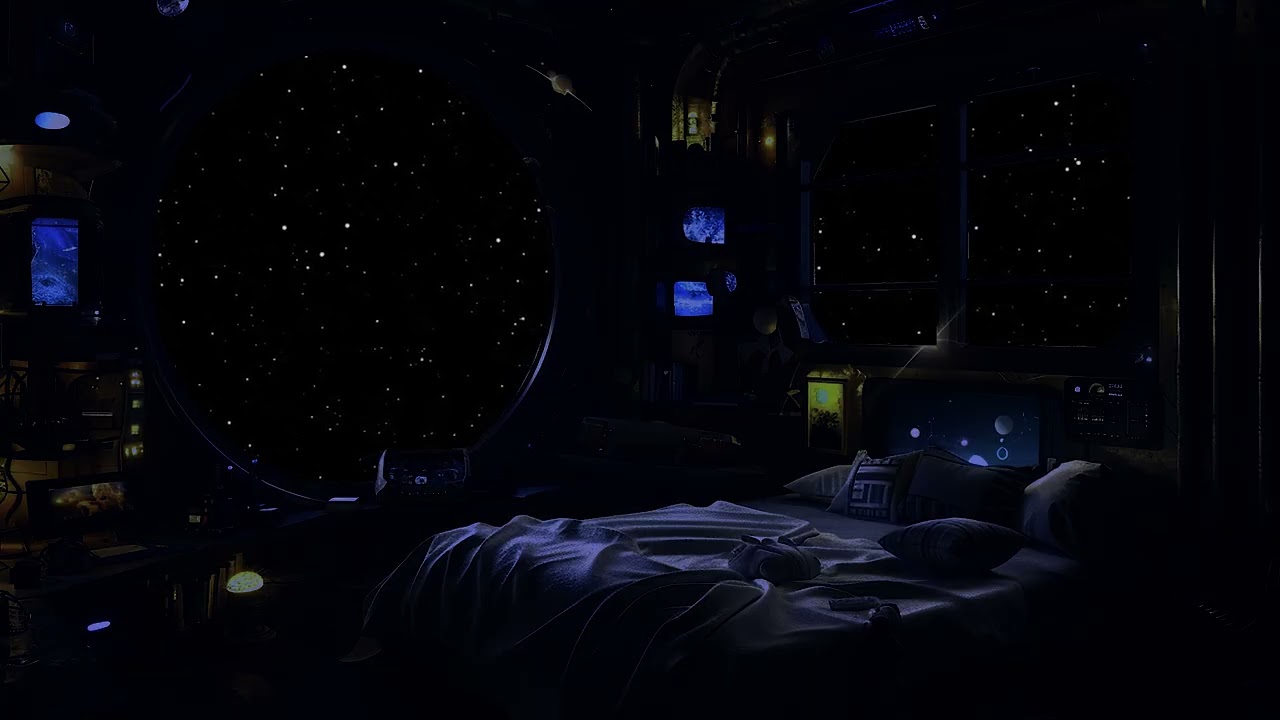 In Planetary Orbit | Living in Peaceful Space | Soothing Smooth Deep Rumble Space Sounds | 10 hours