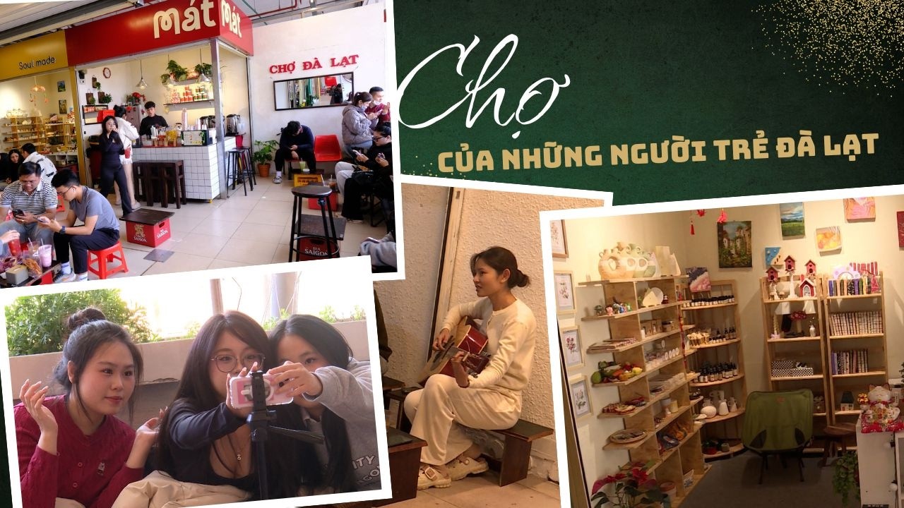 Chợ của những người trẻ Đà Lạt