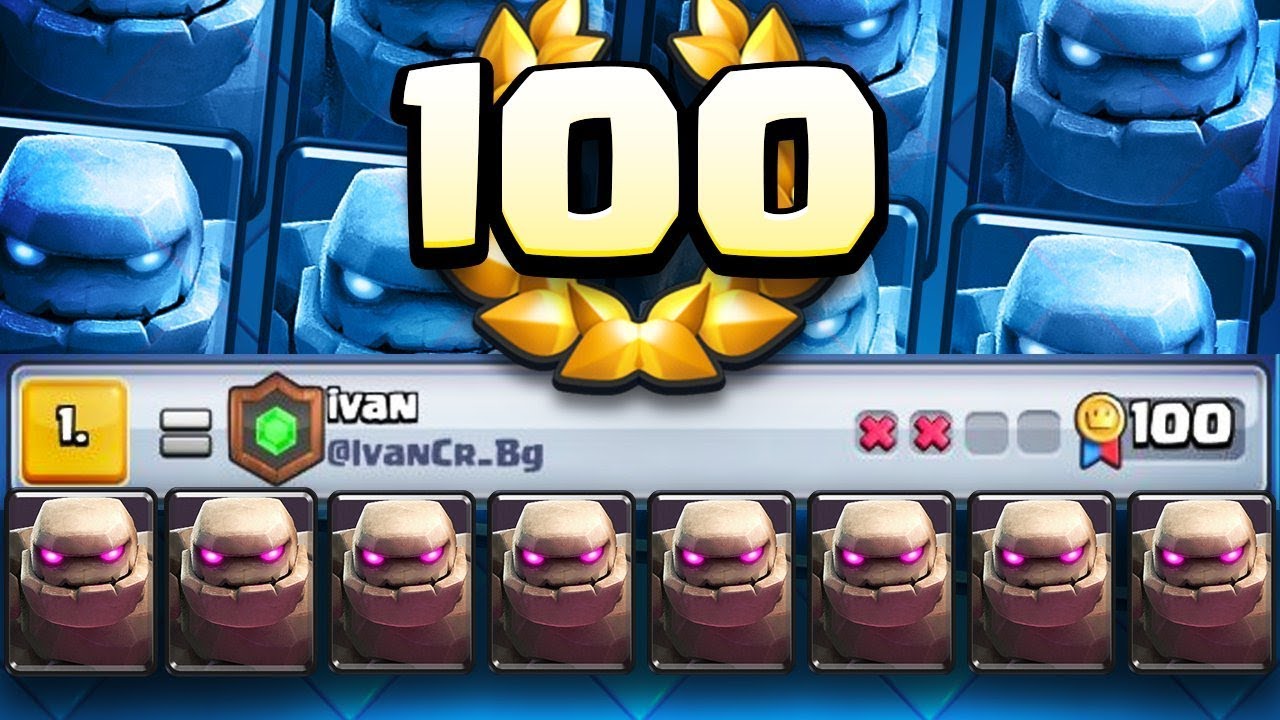 98% WIN RATE w/ HEAVY GOLEM BEATDOWN! 100-2 Record!