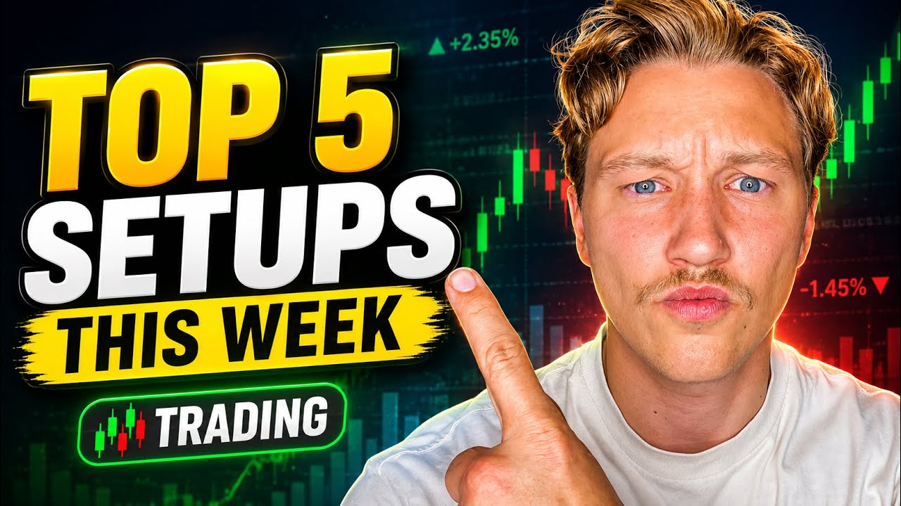 The Top 5 BEST Trading Setups This Week On The ASX 🔥