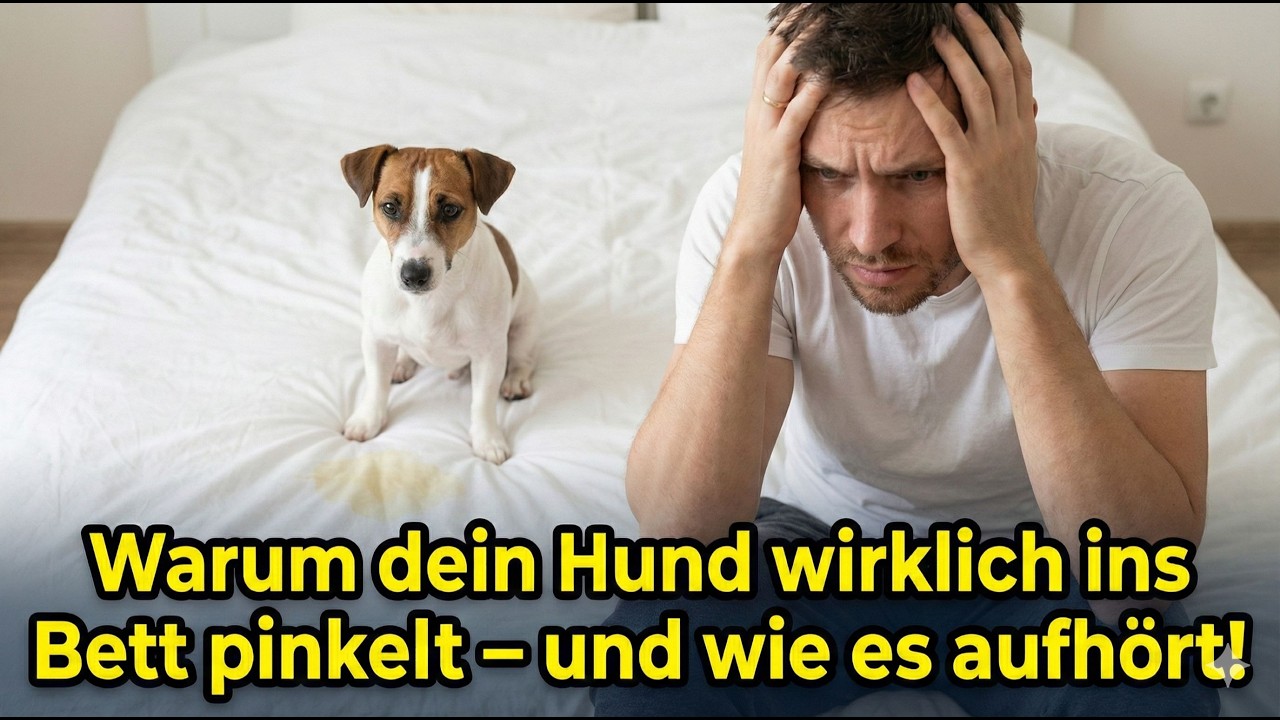Warum pinkelt mein Hund ins Bett? 🐶 7 Ursachen & SOFORT-Lösungen!