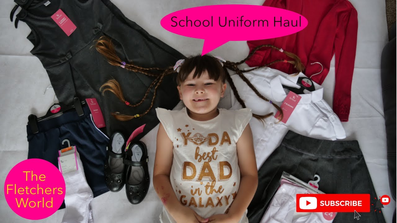 Back to School September 2021 - Poppy’s School Uniform Haul at Sainsburys TU and full try on.