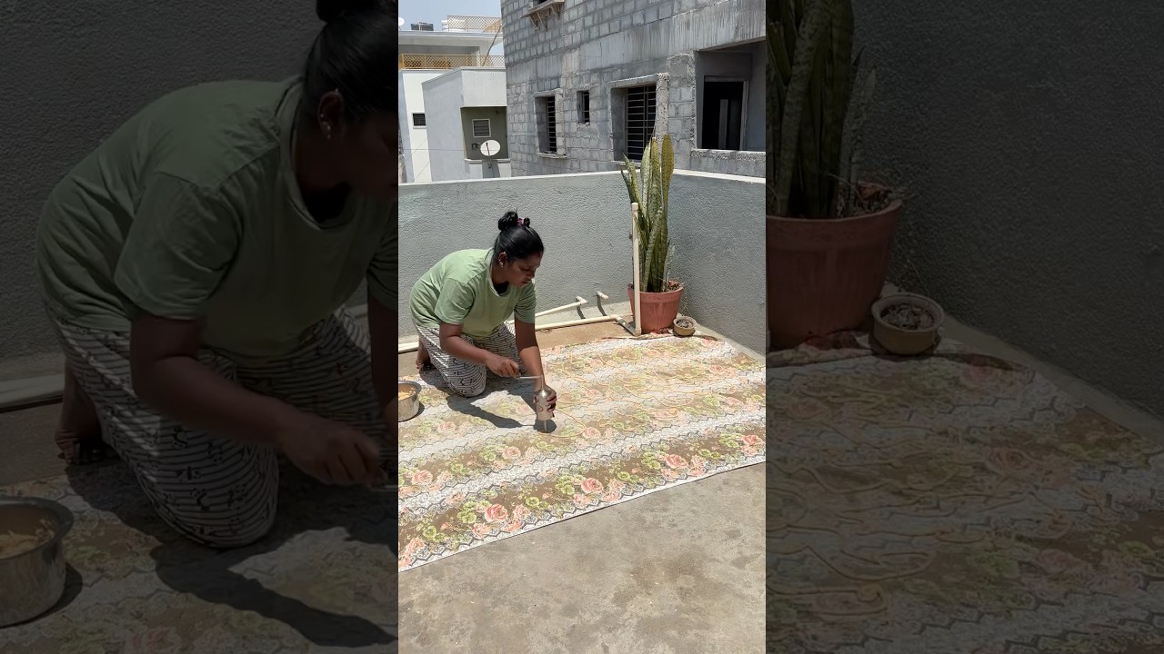 Minivlog😇Naan poroppu marinvarena🤔|leftover rice vathal recipe|#shorts#diml#minivlog#cookingtips