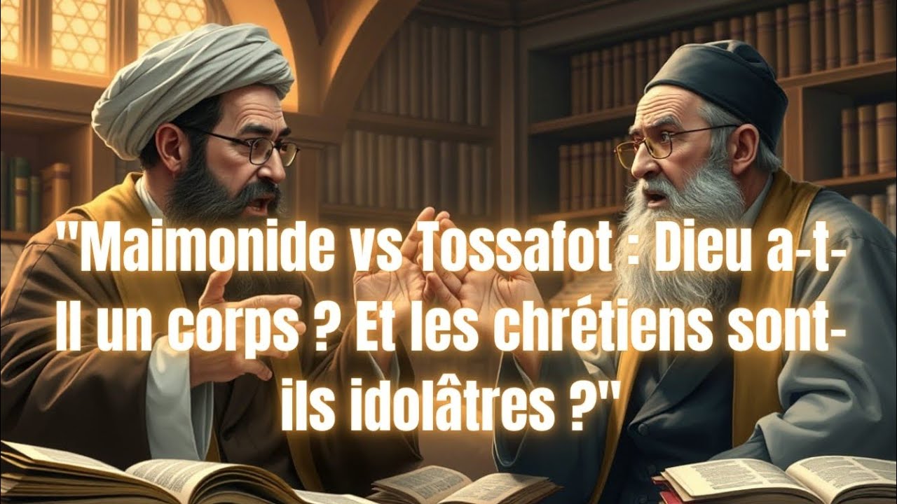 Maimonide vs Tossafot : Dieu a-t-Il un corps ? Et les chrétiens sont-ils idolâtres ?