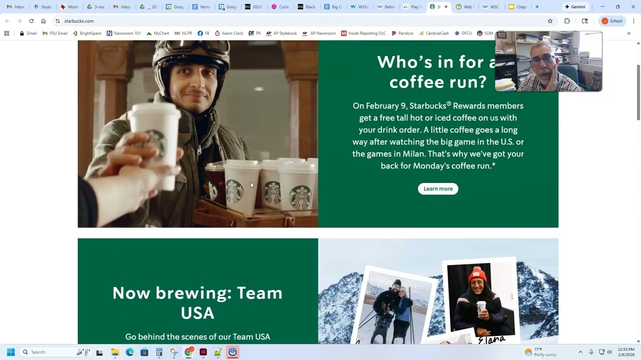 jou317 Web Design Class 6 2026