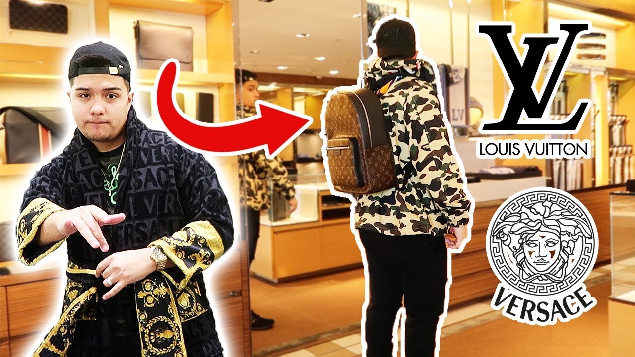KID SPENDS ENTIRE SAVINGS ON GUCCI, LOUIS VUITTON, VERSACE IN VEGAS!!