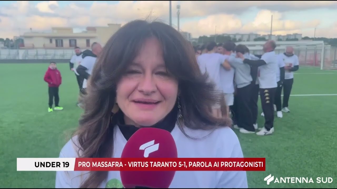 14 MARZO 2026 - UNDER 19: PRO MASSAFRA - VIRTUS TARANTO 5-1, PAROLA AI PROTAGONISTI