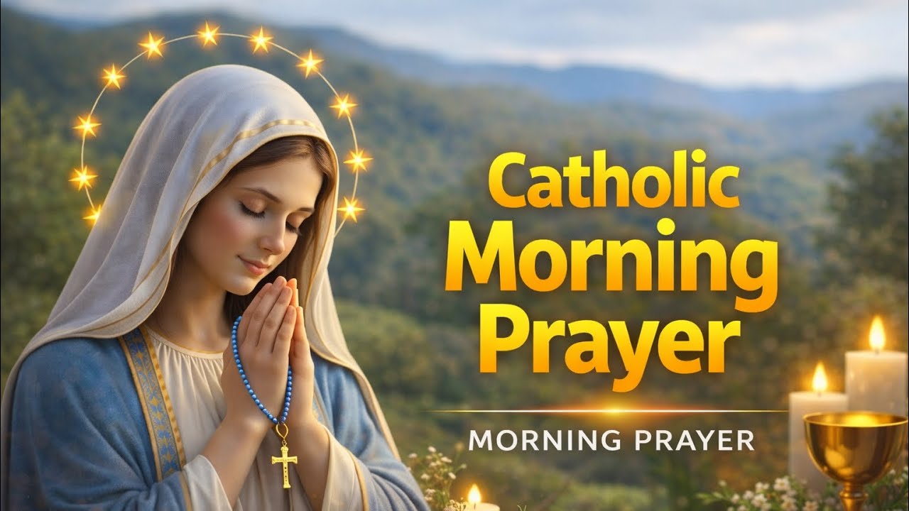 Catholic Morning Prayers For Today l Before You Start Your Day | Give Your Day to God