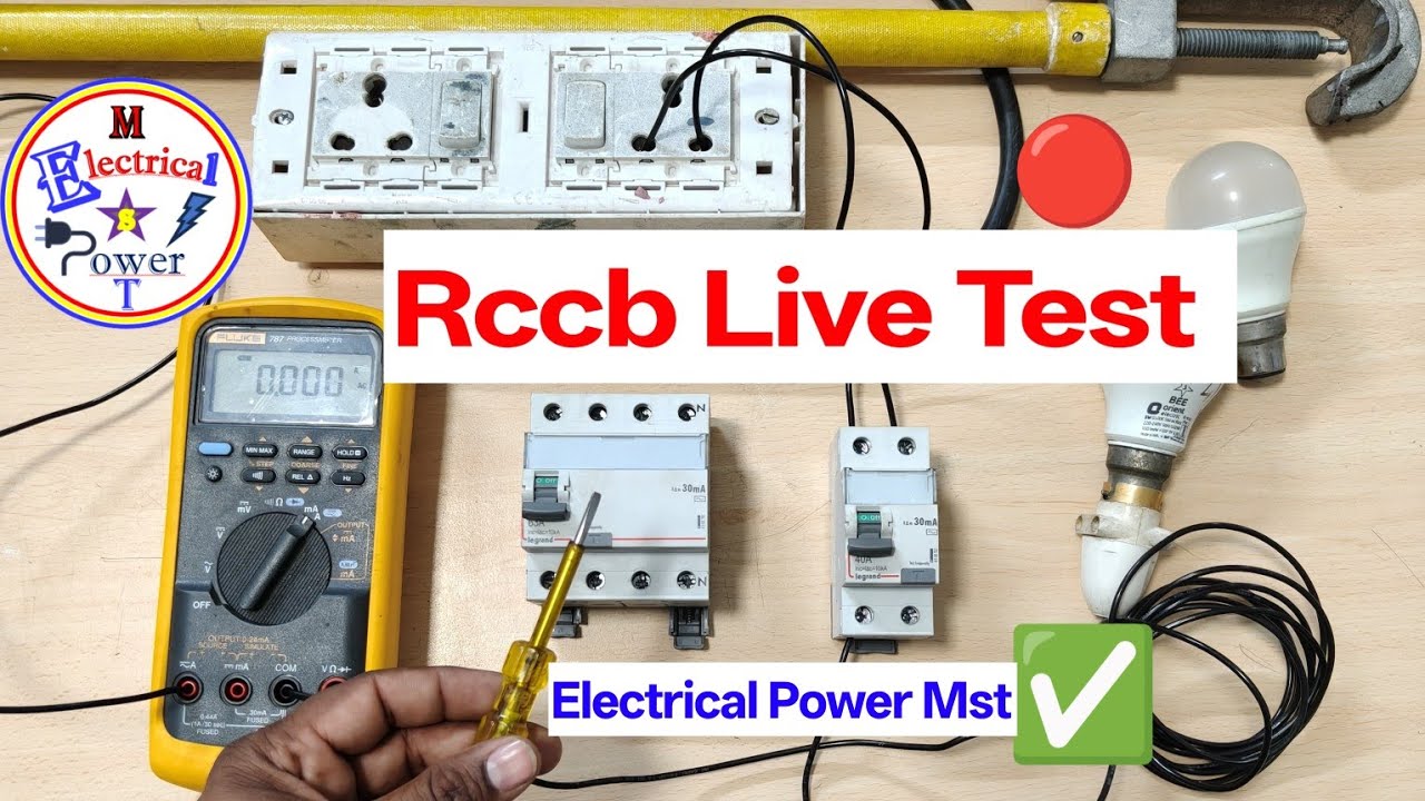 RCCB 🔴 Live  Test | RCCB Working Test | RCCB Kaise Kaam Karta Hai #Viralrccb @electricalpowermst