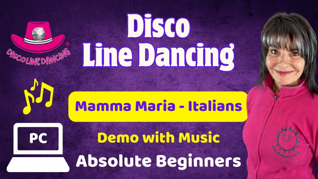Mamma Maria Line Dance 🪩  to “Mamma Maria” by The Italians with this fun, line dance choreography!