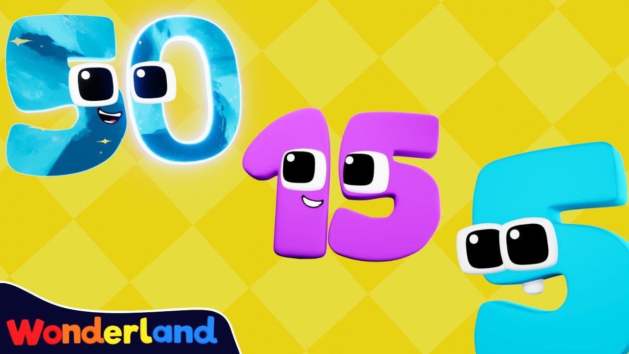 Wonderland: Learn To Count in 2's & 5's | Learn to count