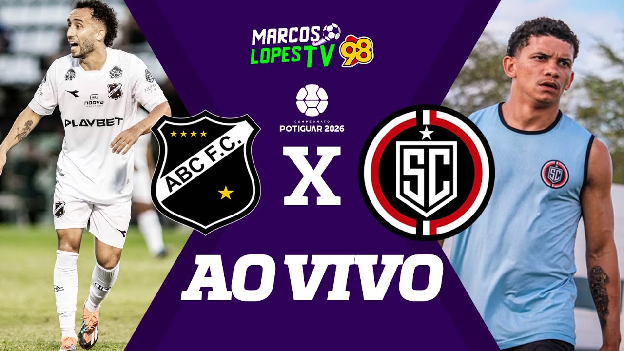 [🟣 AO VIVO] ABC x SANTA CRUZ DE NATAL | CAMPEONATO POTIGUAR 2026