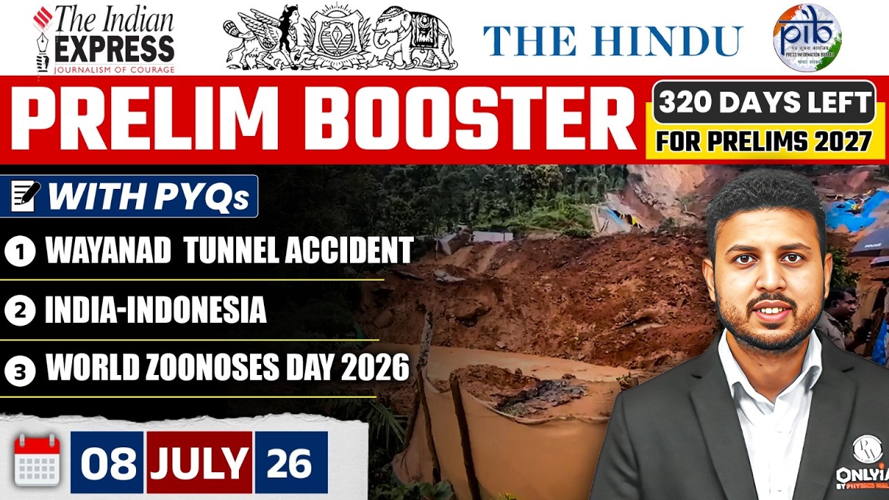The Hindu News Paper Analysis | 8th July 2026 | Daily Current Affairs by Rishav Sharma Sir