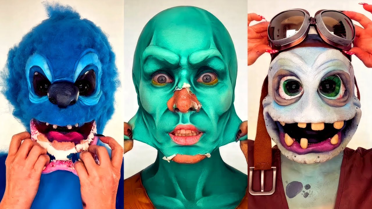 Removal of Special Effects (SFX) Makeup vs No Makeup
