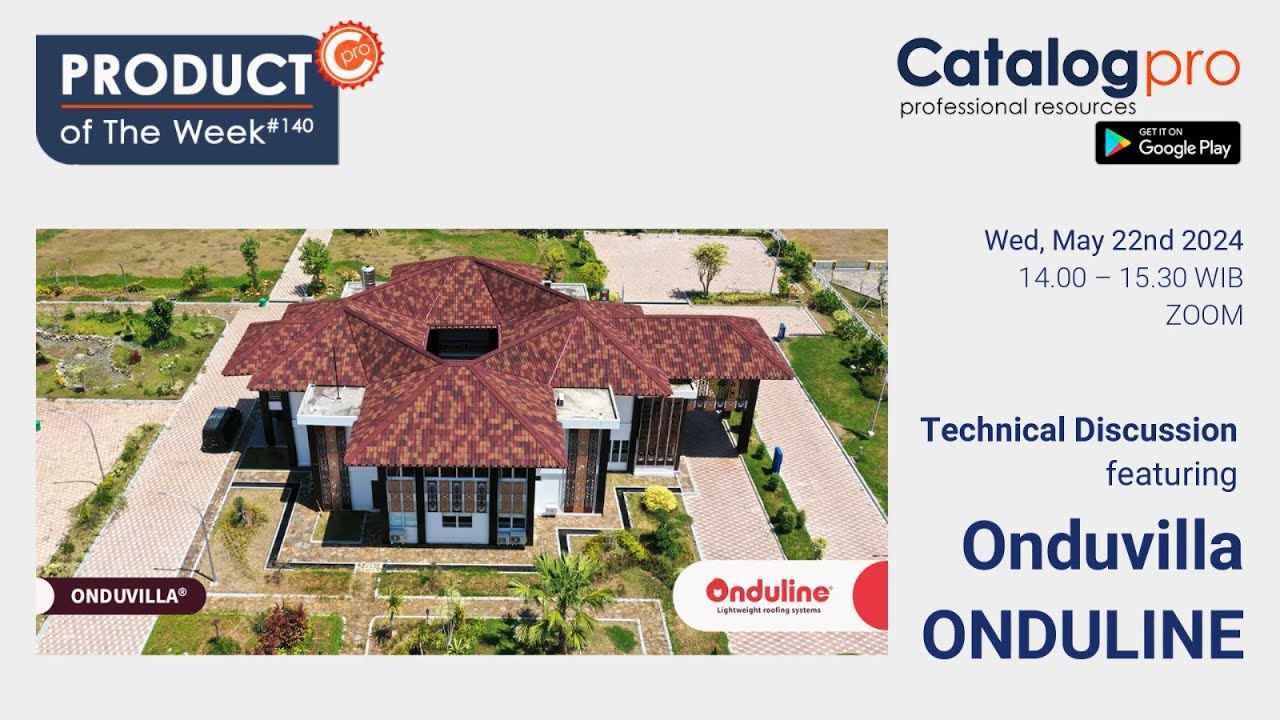 Product of The Week PRO : ONDUVILLA by Onduline