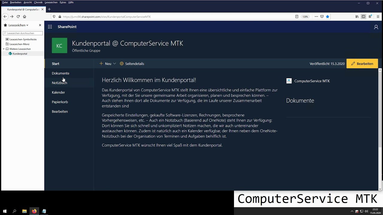 Die Kundenportale von ComputerService MTK