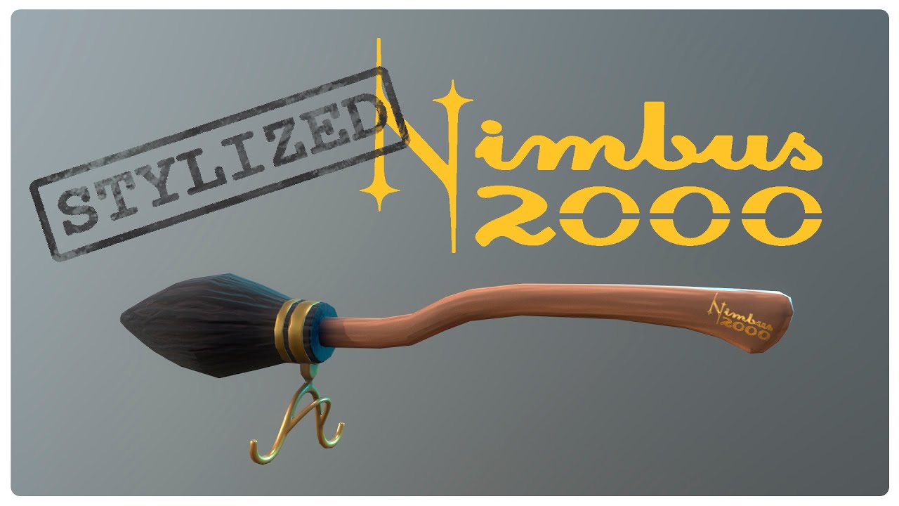 Making of stylized Nimbus 2000