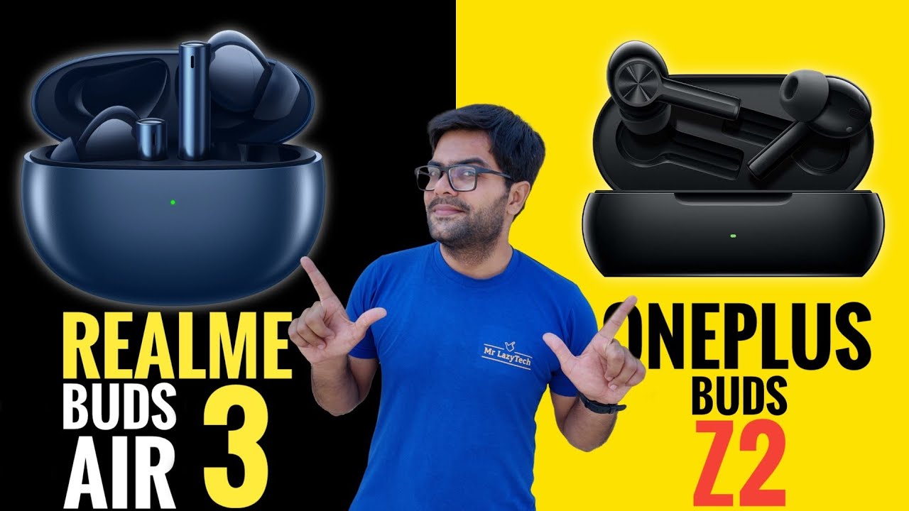 realme Buds Air 3 VS OnePlus Buds Z2 True Wireless Earbuds 👊👊 Detailed Comparison ⚡⚡⚡