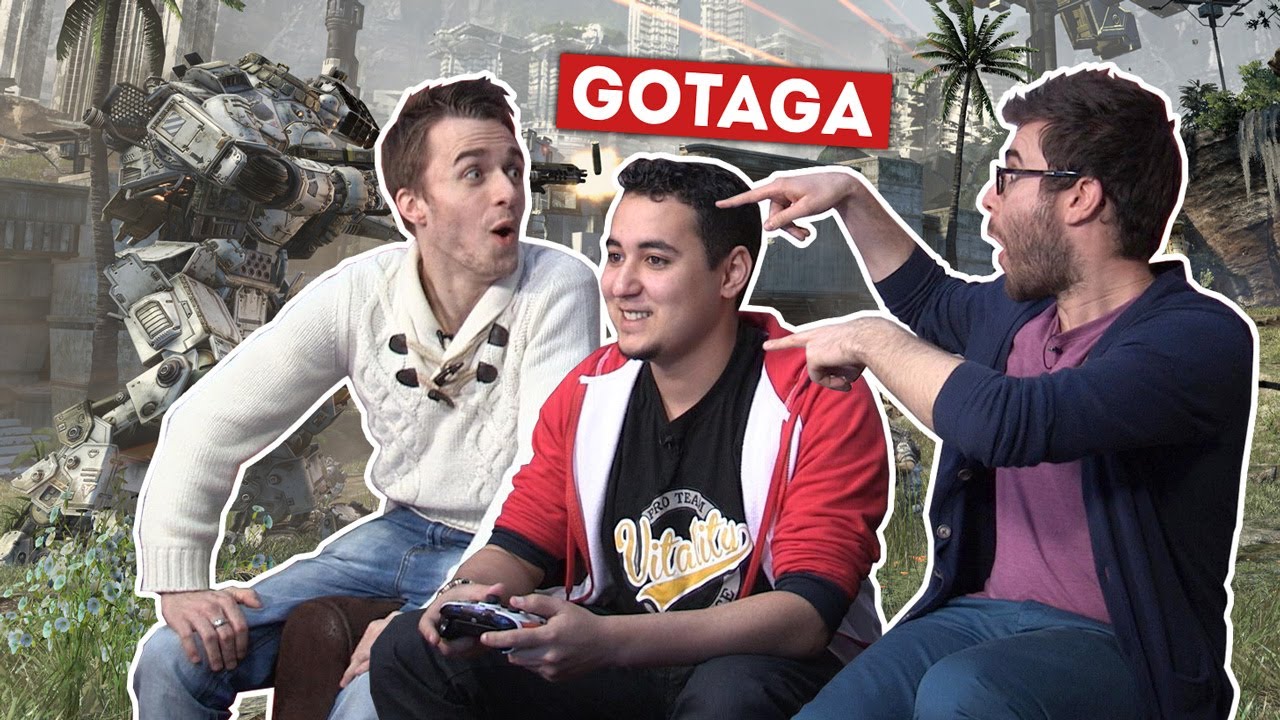 Notre team Titanfall avec Gotaga et la team Vitality !