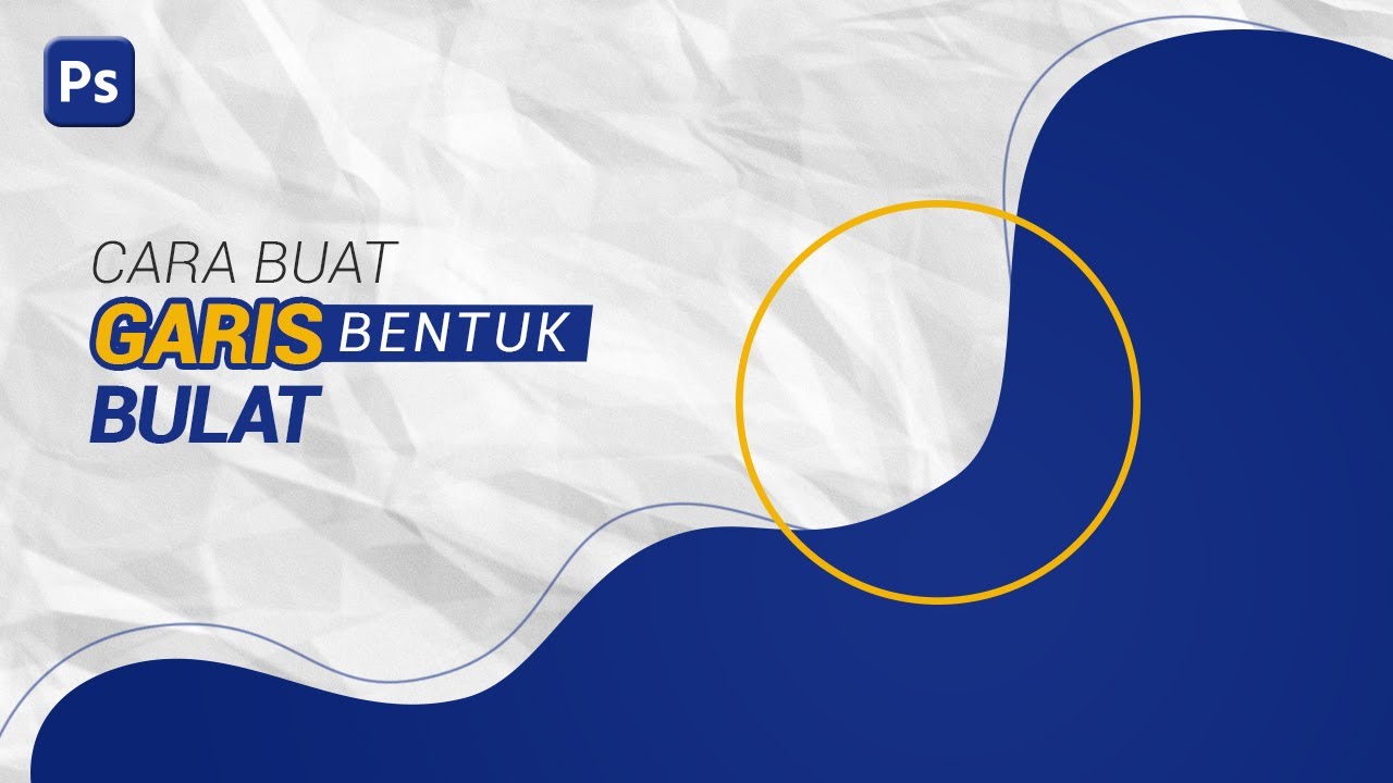 Cara Buat Garis Lingkaran di Photoshop