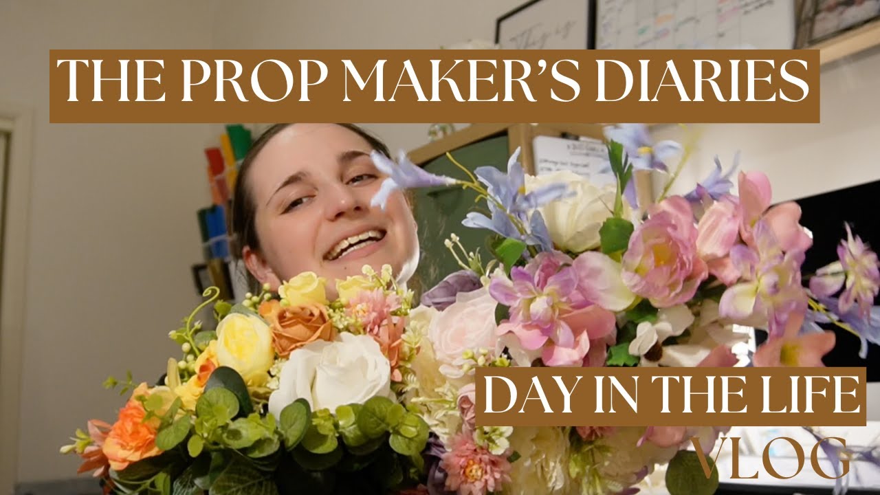 THE PROPS MAKER'S DIARIES - VLOG: Off to the dump and making flower arrangments!