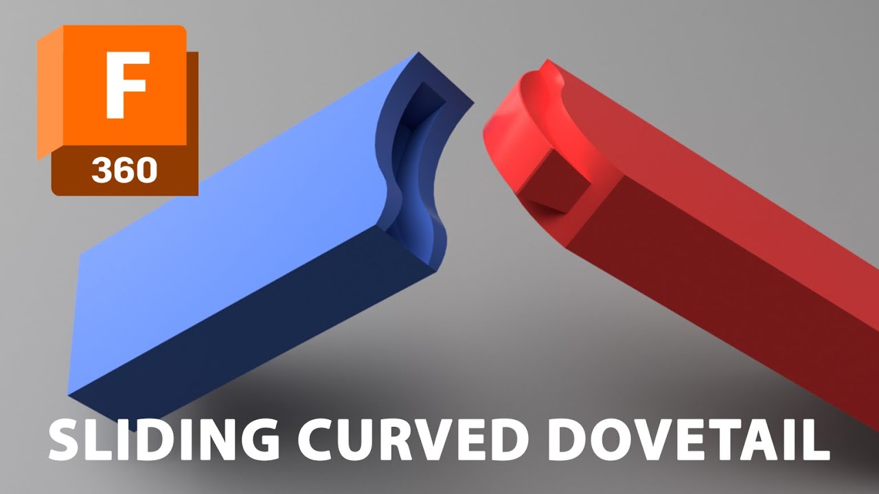 Design & 3D Print Curved Blind Dovetails