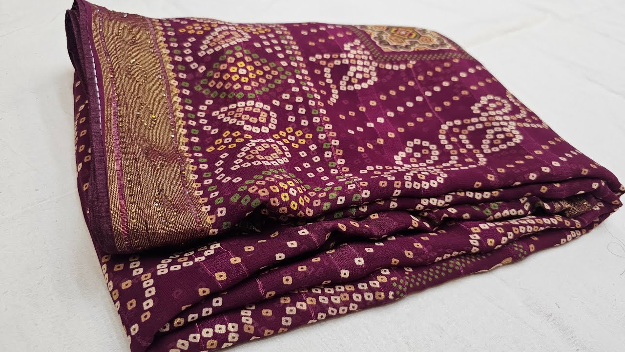 Latest bandhani sarees#fancy saree# 9313419498#surat sarees#party wear sarees#