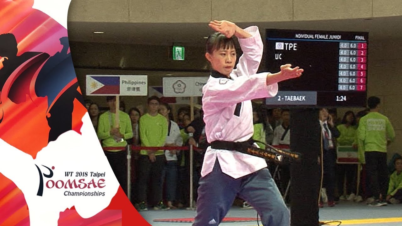 Recognized Poomsae Individual Female Junior Final, THA vs TPE