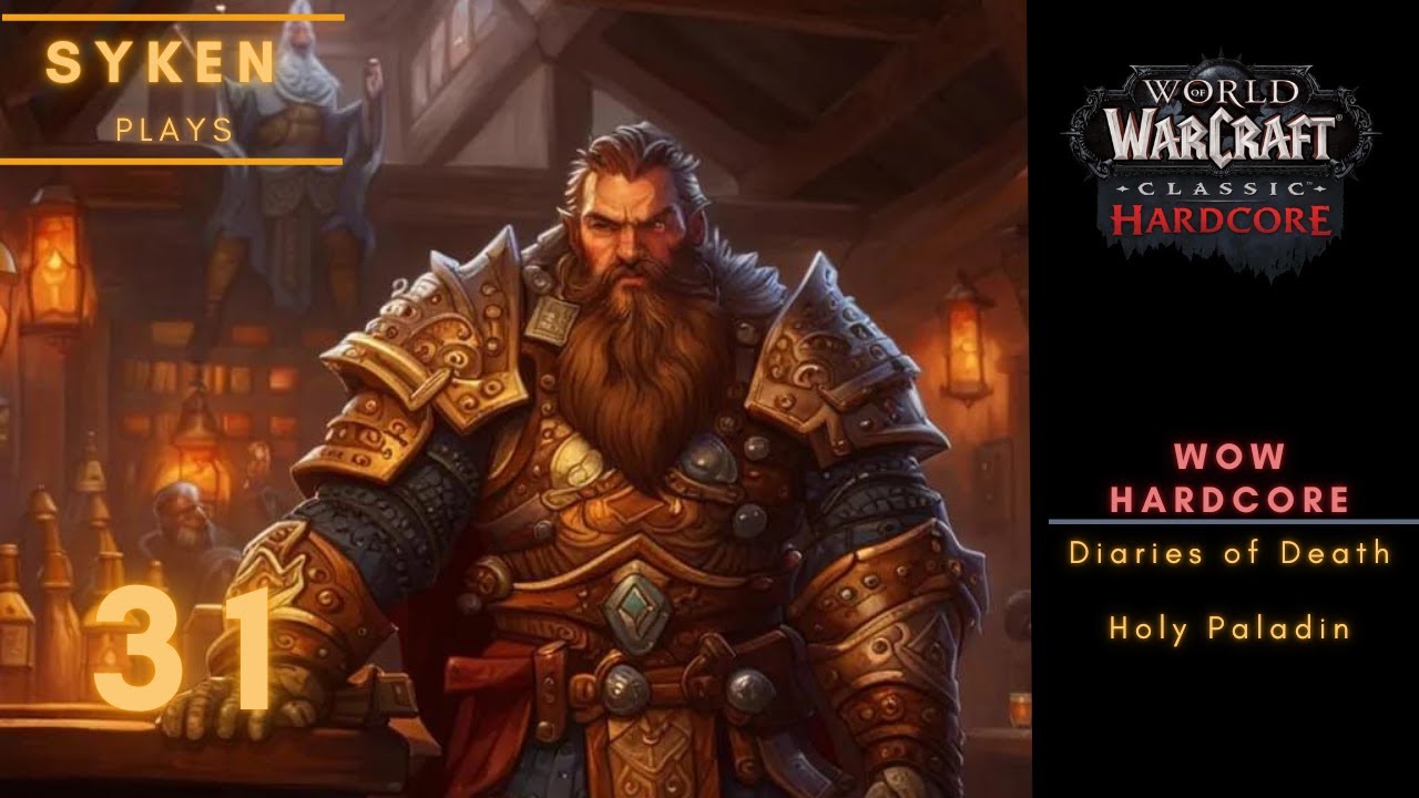 #31 WOW Classic Hardcore Holy Paladin (Death = Delete), Stitches Server