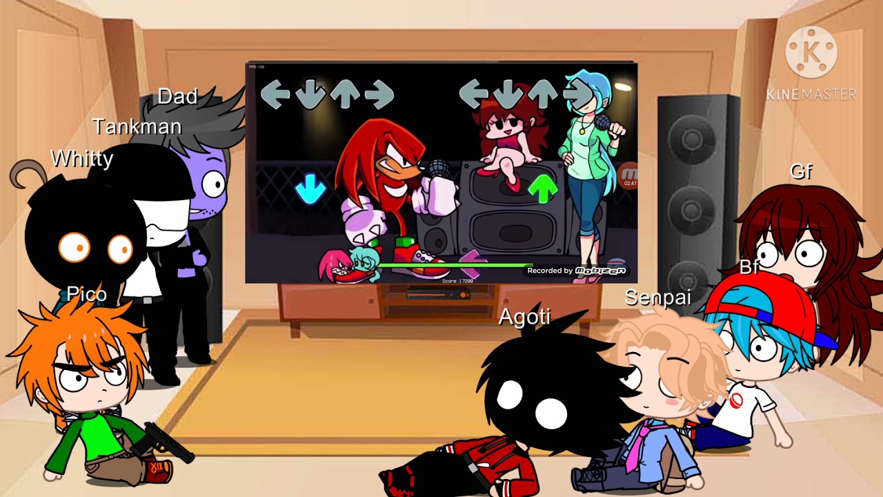Reacting to Fnf mods but everyone sings (also Agoti and ex bf mod)