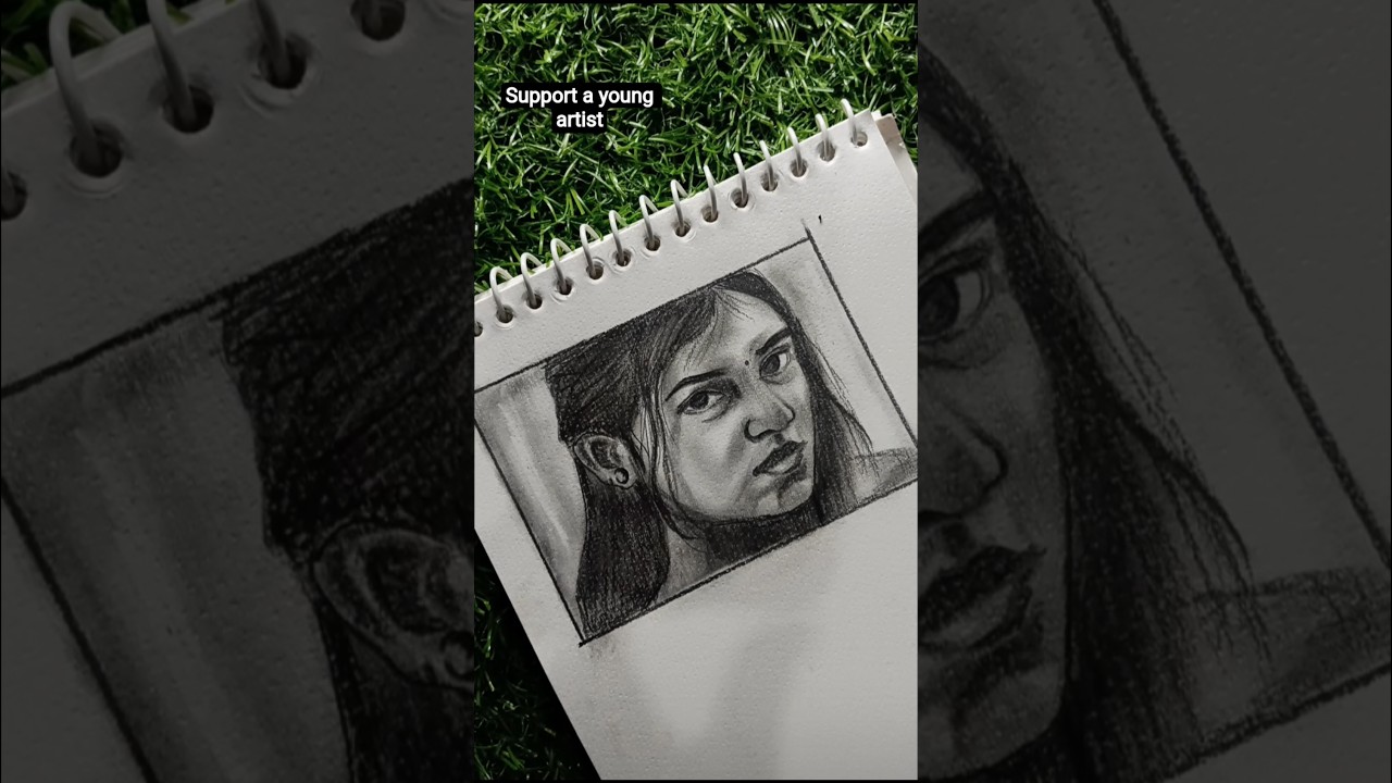 reaction queen 👑 #pencildrawing  #nazriya #art