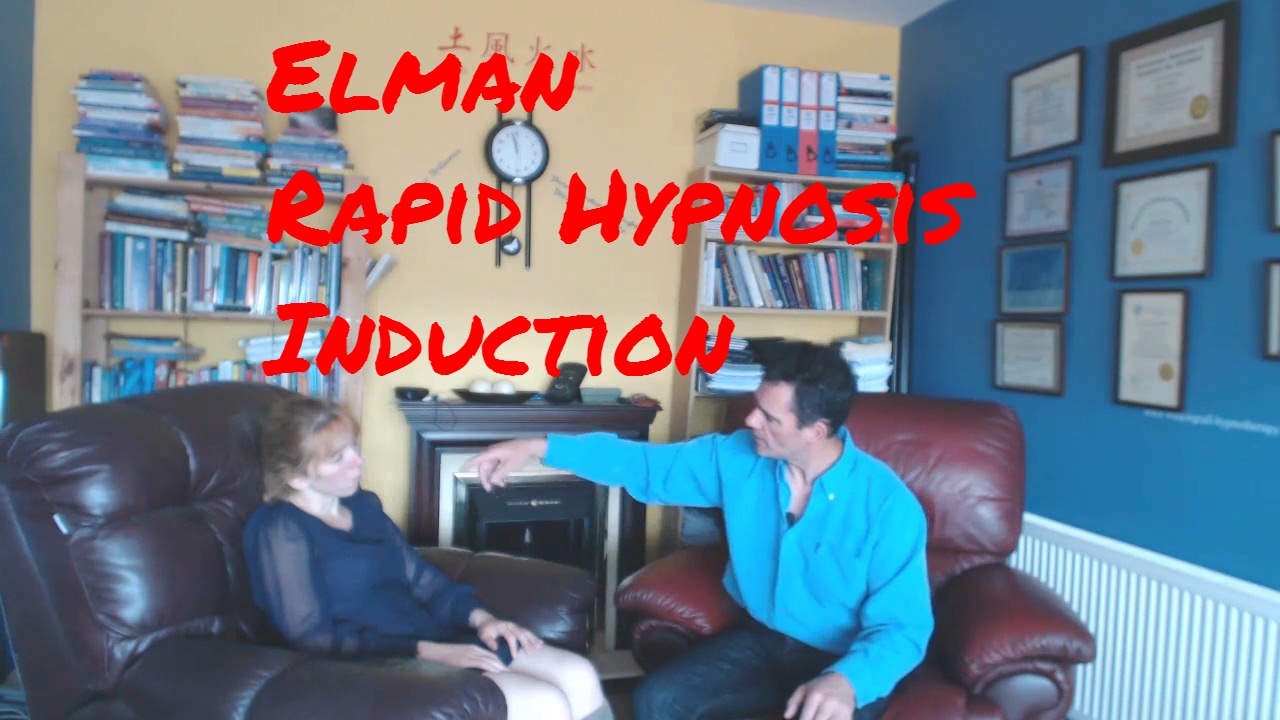 how to do Elman Hypnosis rapid instant Induction Demonstration