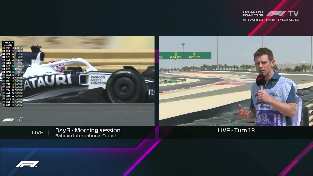Lewis Hamilton vs Pierre Gasly PRE-SEASON TESTING 2022 - Day 3 Session 2