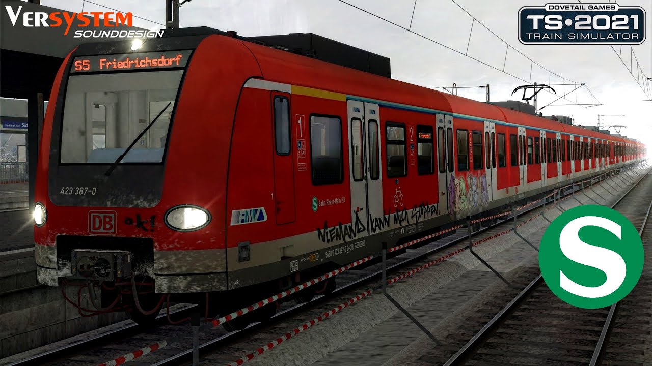 TRAIN SIMULATOR 2021 - S5 nach Friedrichsdorf - PACK von Versystem (2) | BR 423 | S-Bahn Rhein-Main