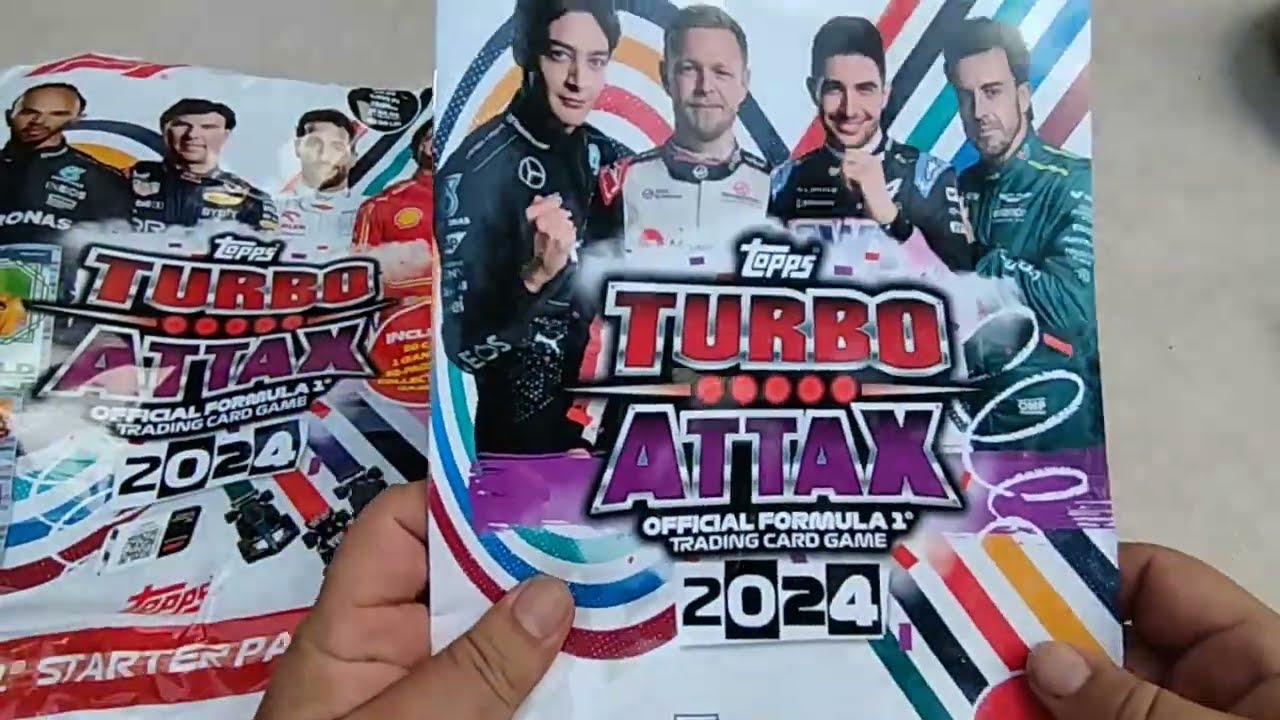 TOPPS TURBO ATTAX 2024  STARTER PACK + VYSVĚTLENÍ DRUHU KARET 🏎🏎🏎👍