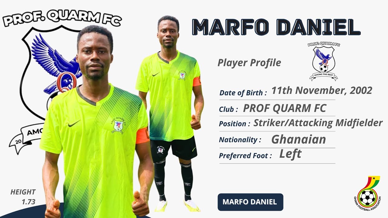 Watch Marfo Daniel of Prof Quarm FC against Golden Power FC 🔥🔥⚽✅
