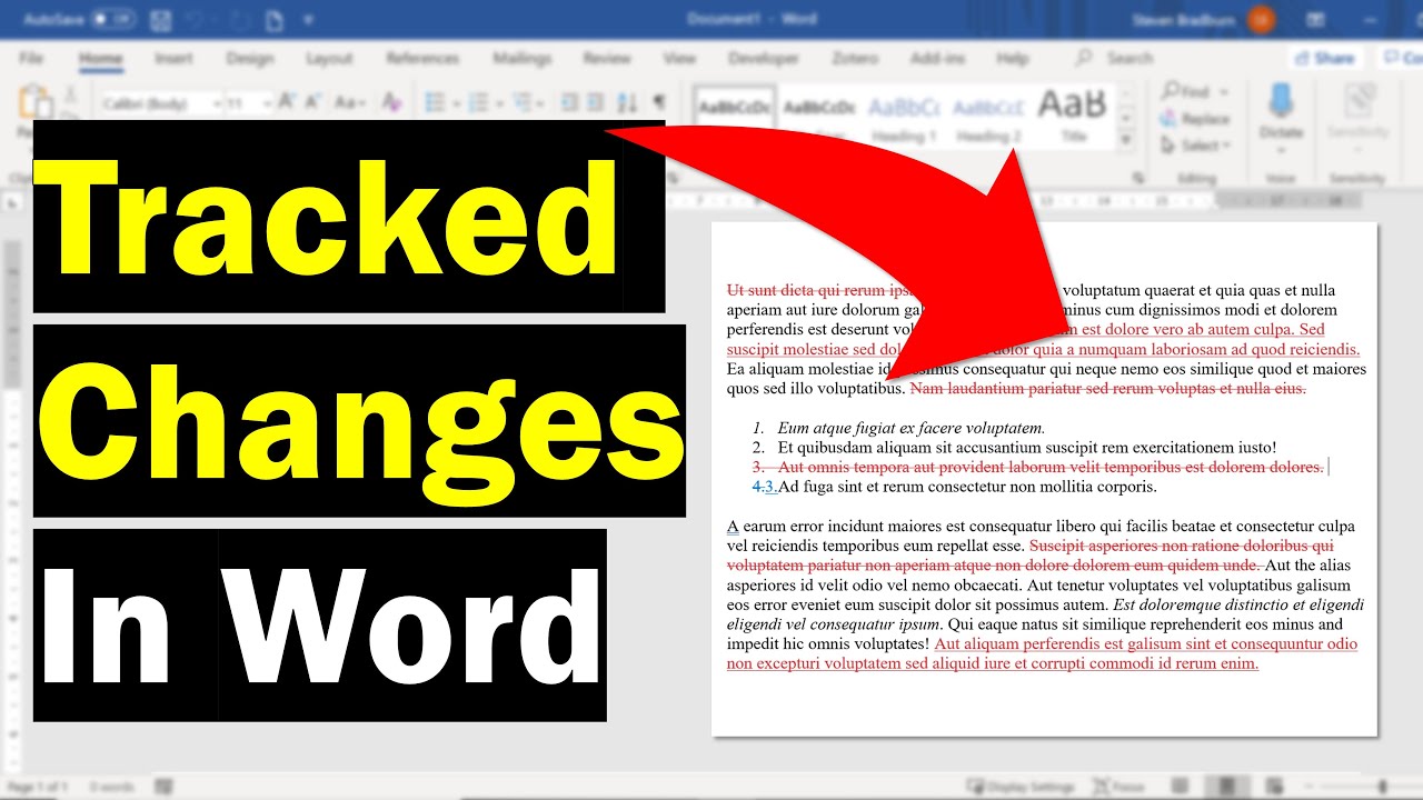 Как отслеживать изменения в Word (и добавлять комментарии!)